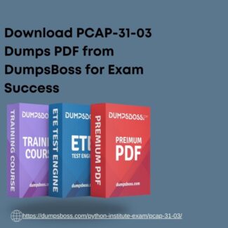 Group logo of DumpsBoss PCAP-31-03 Dumps PDF: Achieve Your Certification Goals